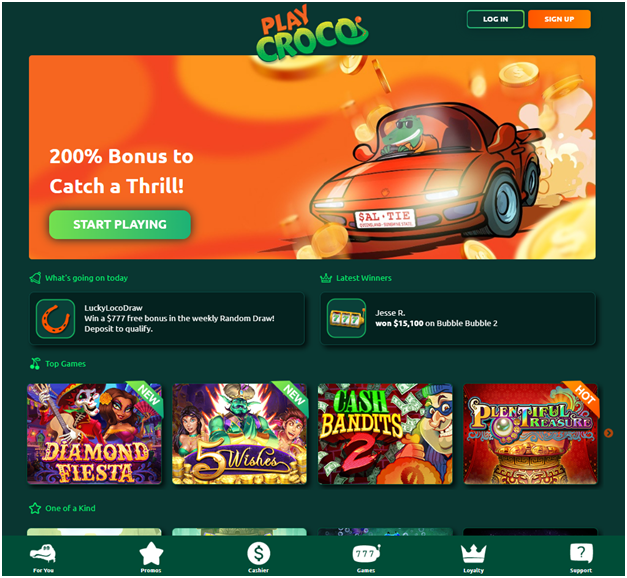How to play real money pokies at the new Croco casino in Australia?