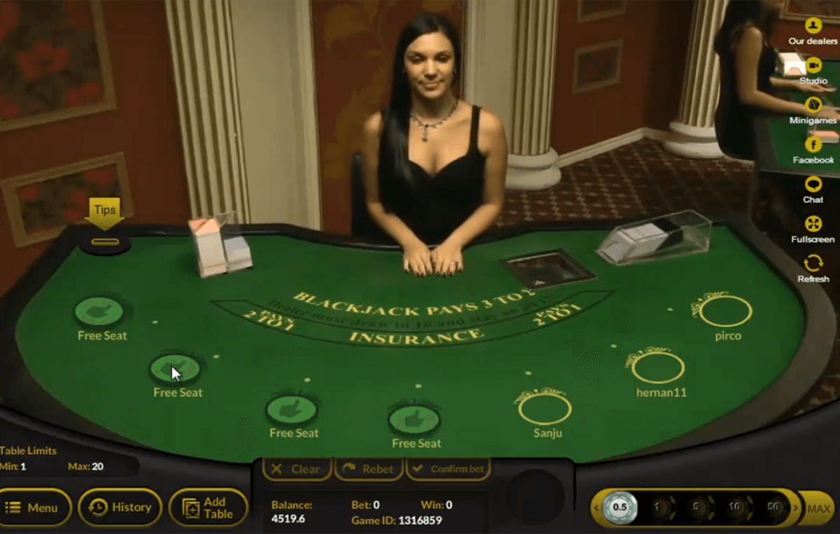 Live Dealer Blackjack