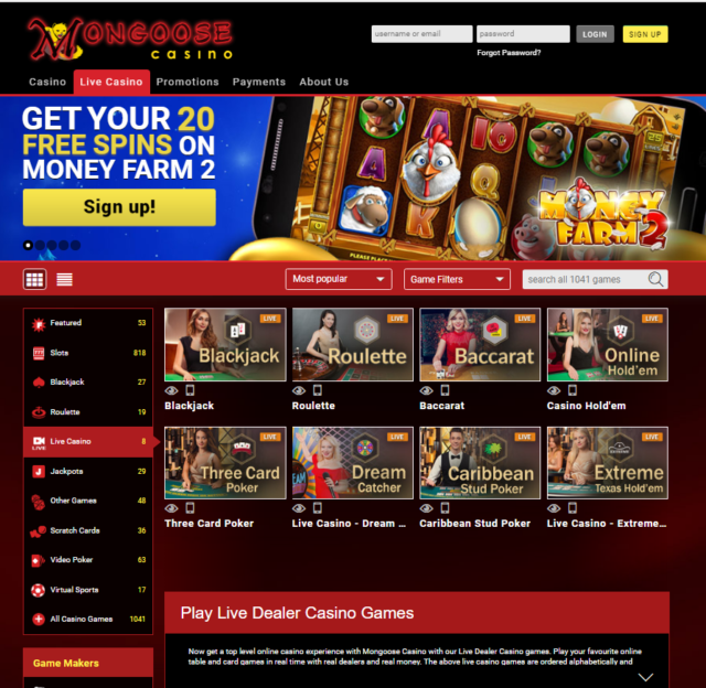 Real min deposit 1 money Casino